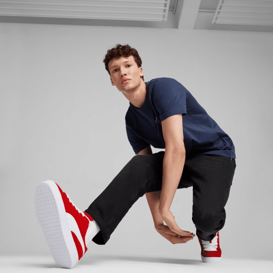 Hoe combineer je Puma Suede sneakers?