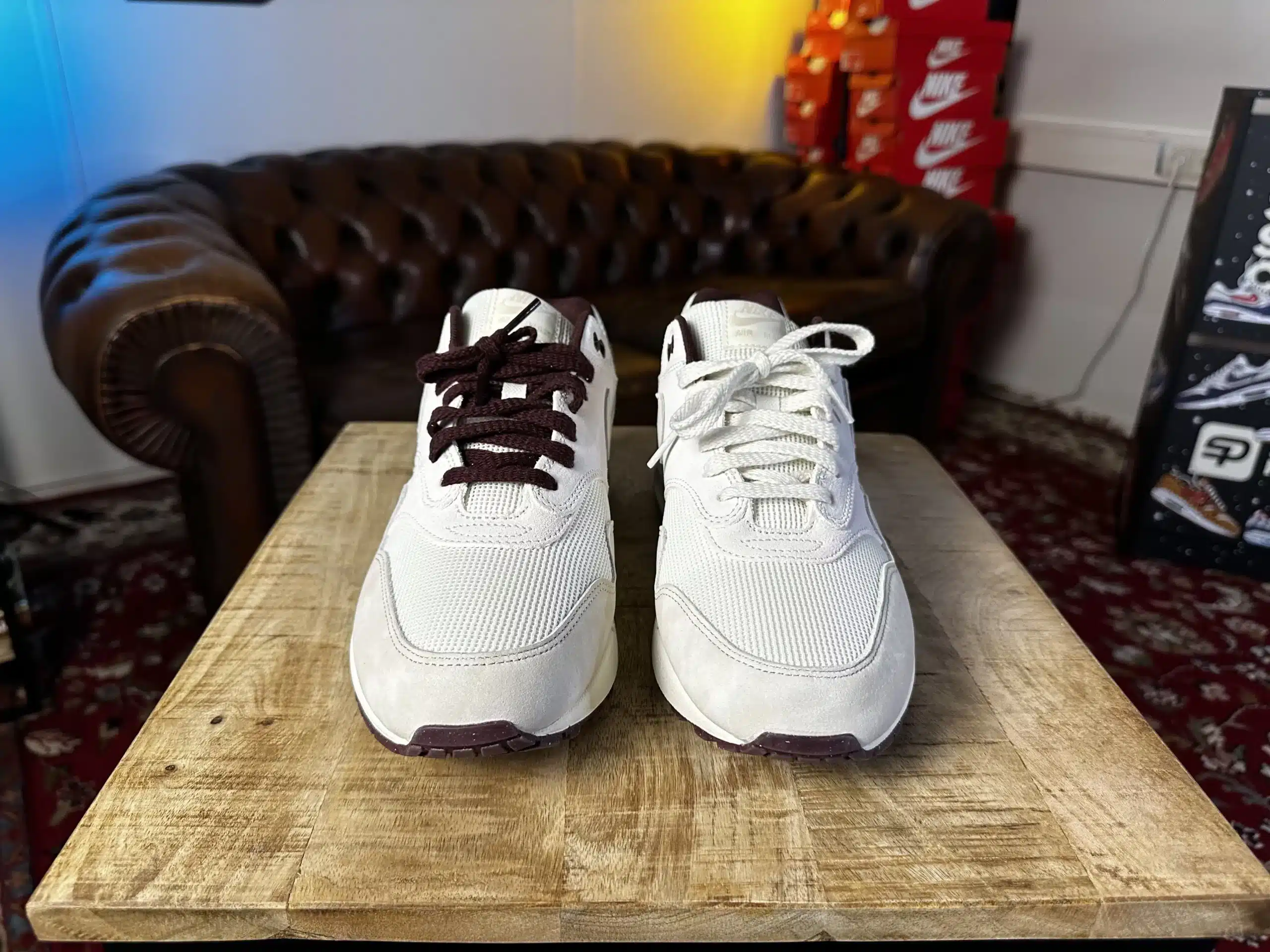 Nike Air Max 1 "Burgundy Crush" - Welke veters kies jij?